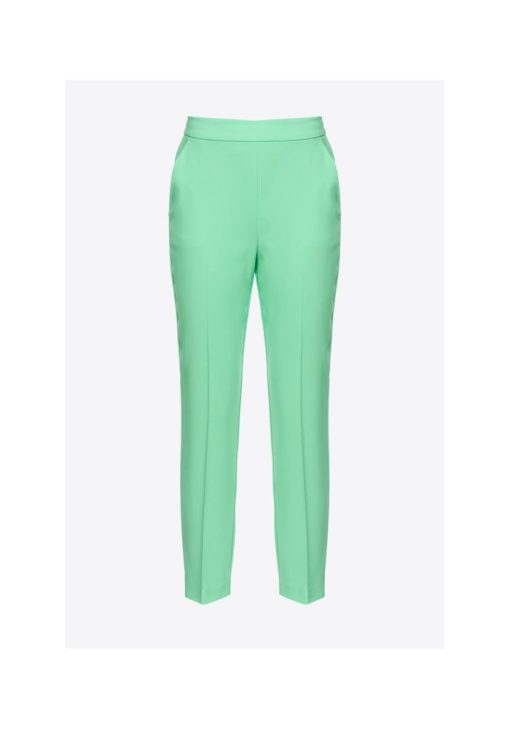 pinko-panteloni-crepe-green-3