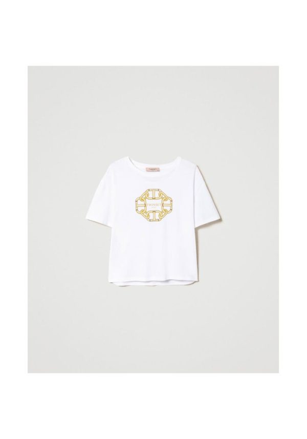 twinset-tshirt-chain-print-white-1