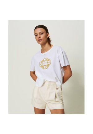 twinset-tshirt-chain-print-white-2