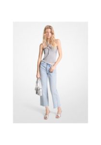 michaelkors-stretch-top-silver