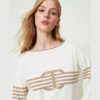 twinsret-Jumper -with- inlaid- Oval T