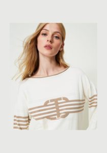 twinsret-Jumper -with- inlaid- Oval T