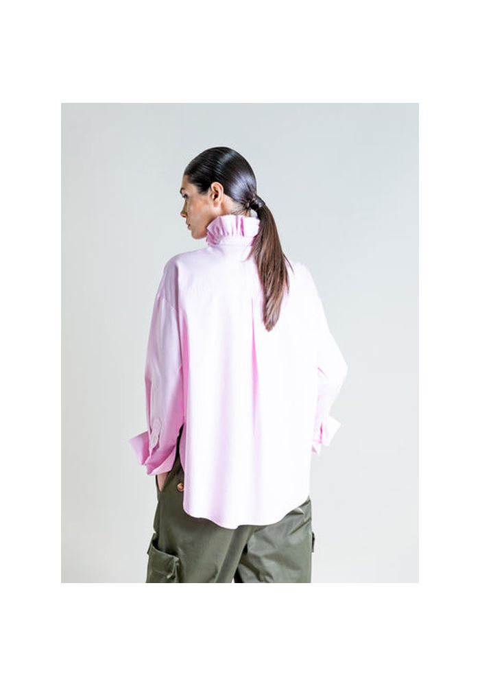 PSOPHIA-oxford-ruffle-shirt-4