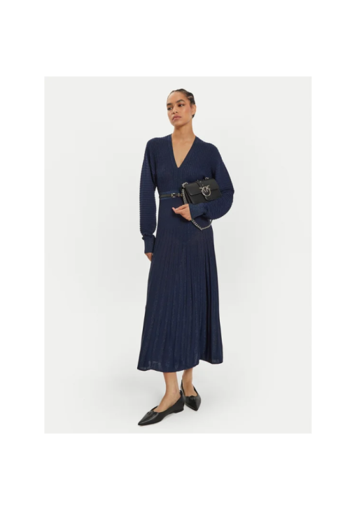 pinko-forema-dark-navy-lurex-plisse-2