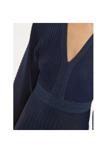 pinko-forema-dark-navy-lurex-plisse-4