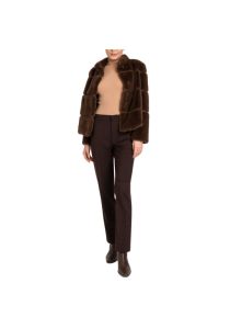 twinset-short-fiber-jacket-chocolate-3