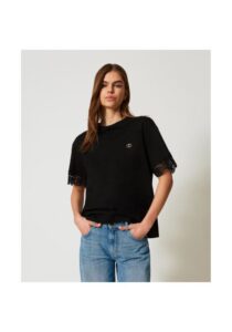 Twinset-251TT2410-Tshirt-black-1