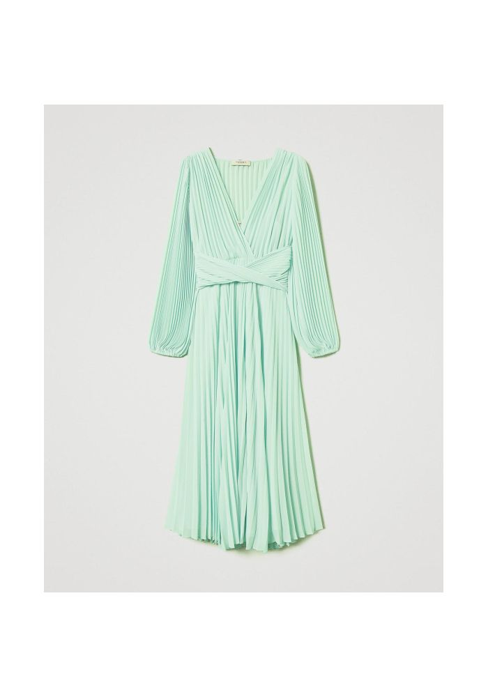 twinset-dress-plisse-georgette-2
