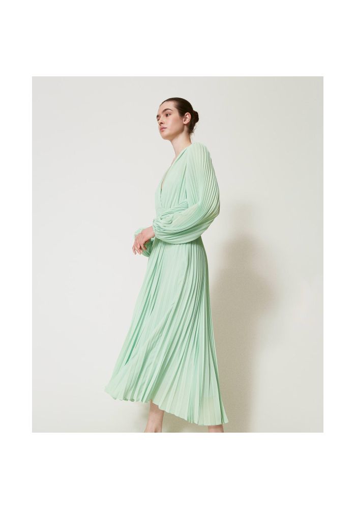 twinset-dress-plisse-georgette-3
