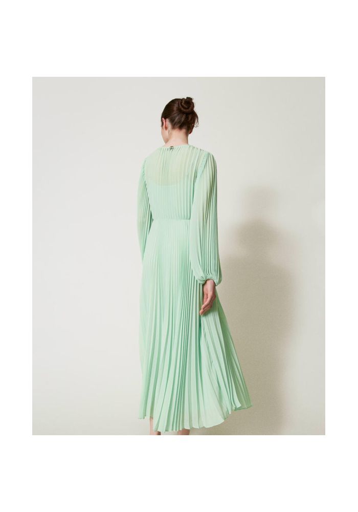 twinset-dress-plisse-georgette-4
