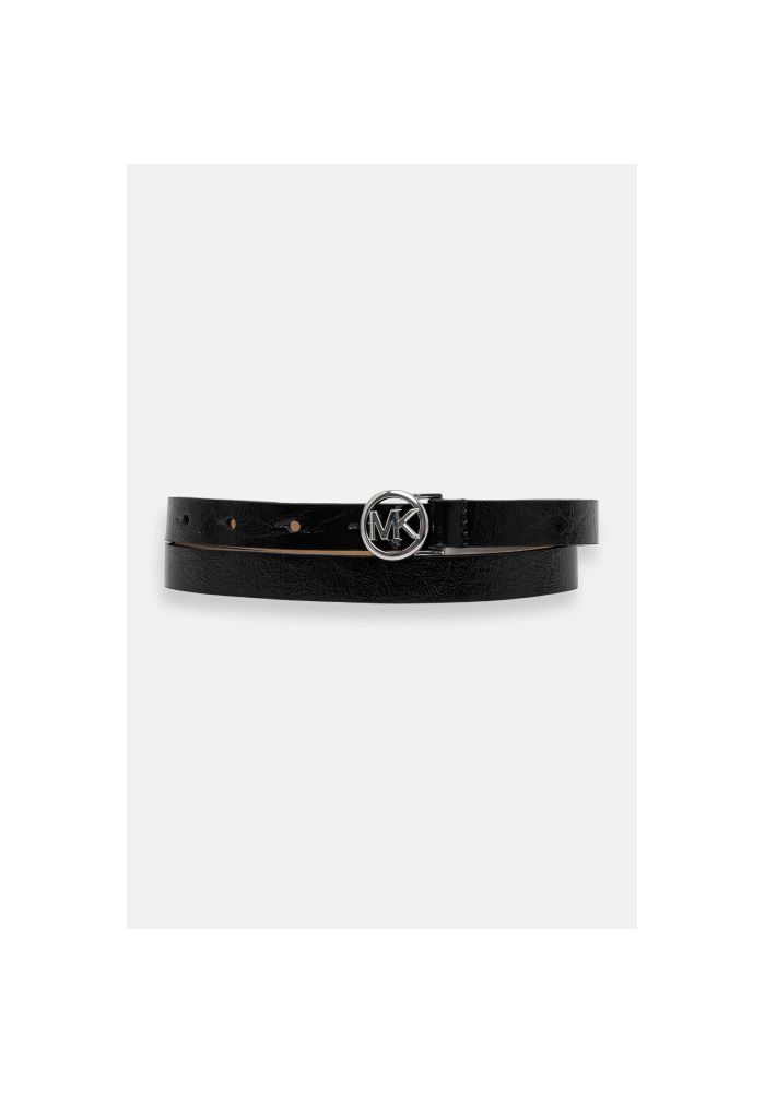 MICHAEL KORS Ζώνη δερμάτινη skinny 18mm 29559160-006 black