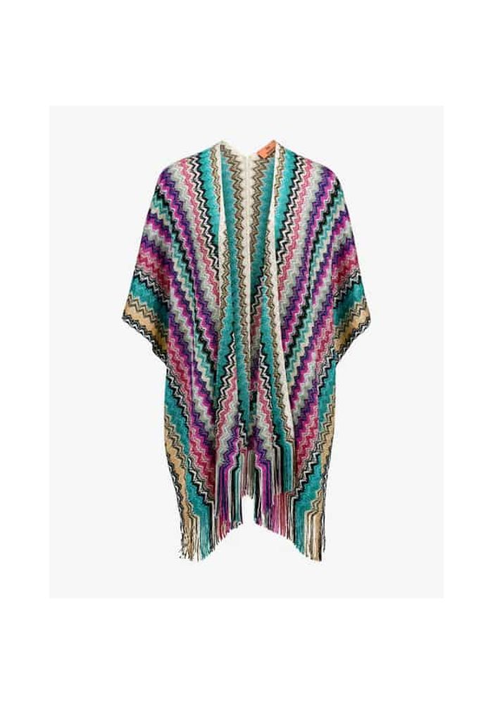 MISSONI Πόντσο Zigzag με κρόσσια 5P2SVMD9973 0002