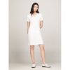 Tommy Hilfiger Mini Φόρεμα με γιακά polo WW0WW37853-YBL ecru
