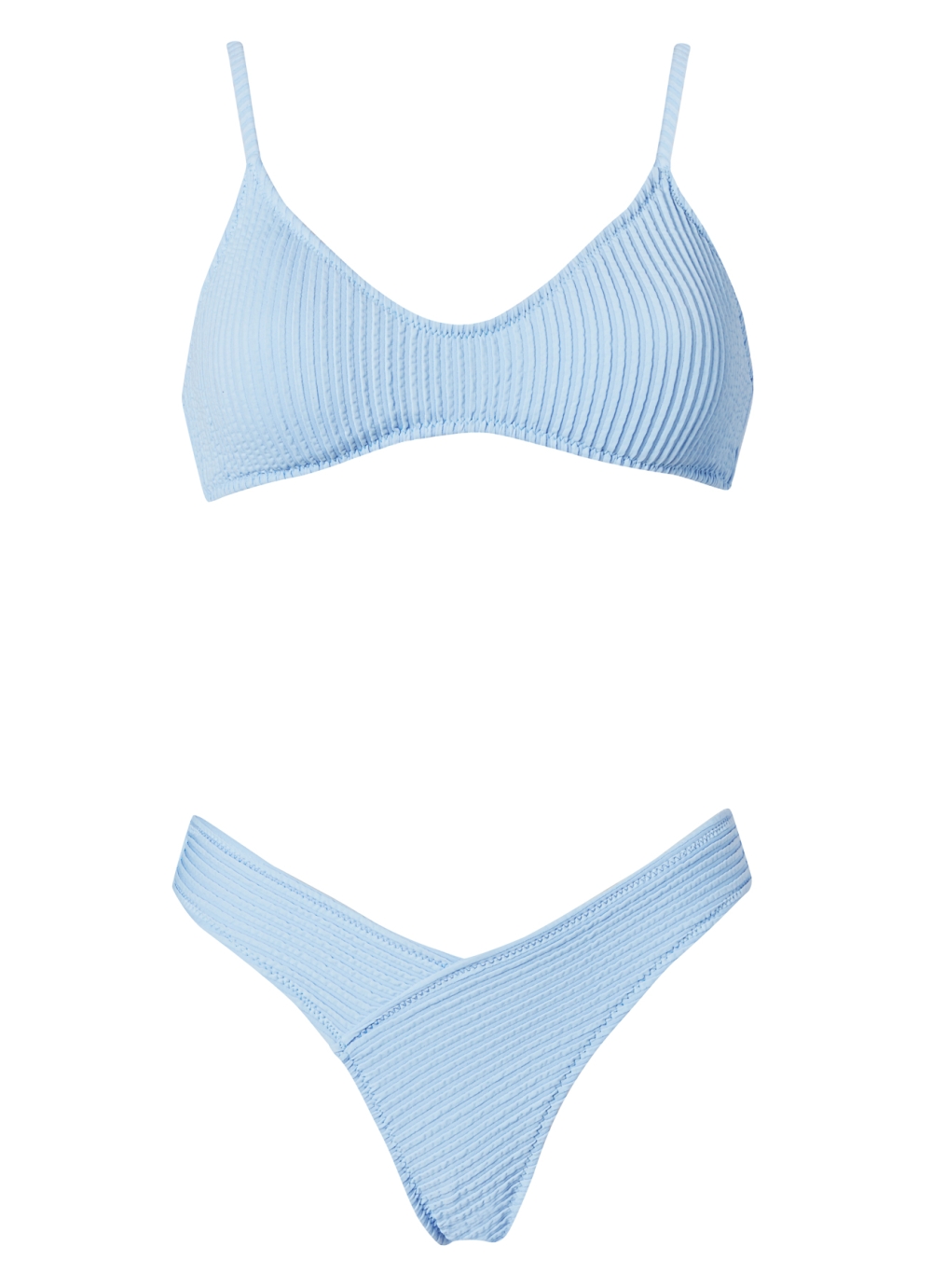 Stefania Frangista Μαγιό Set bikini Astrid Curly SF2539CT/SF2539CB Ciel