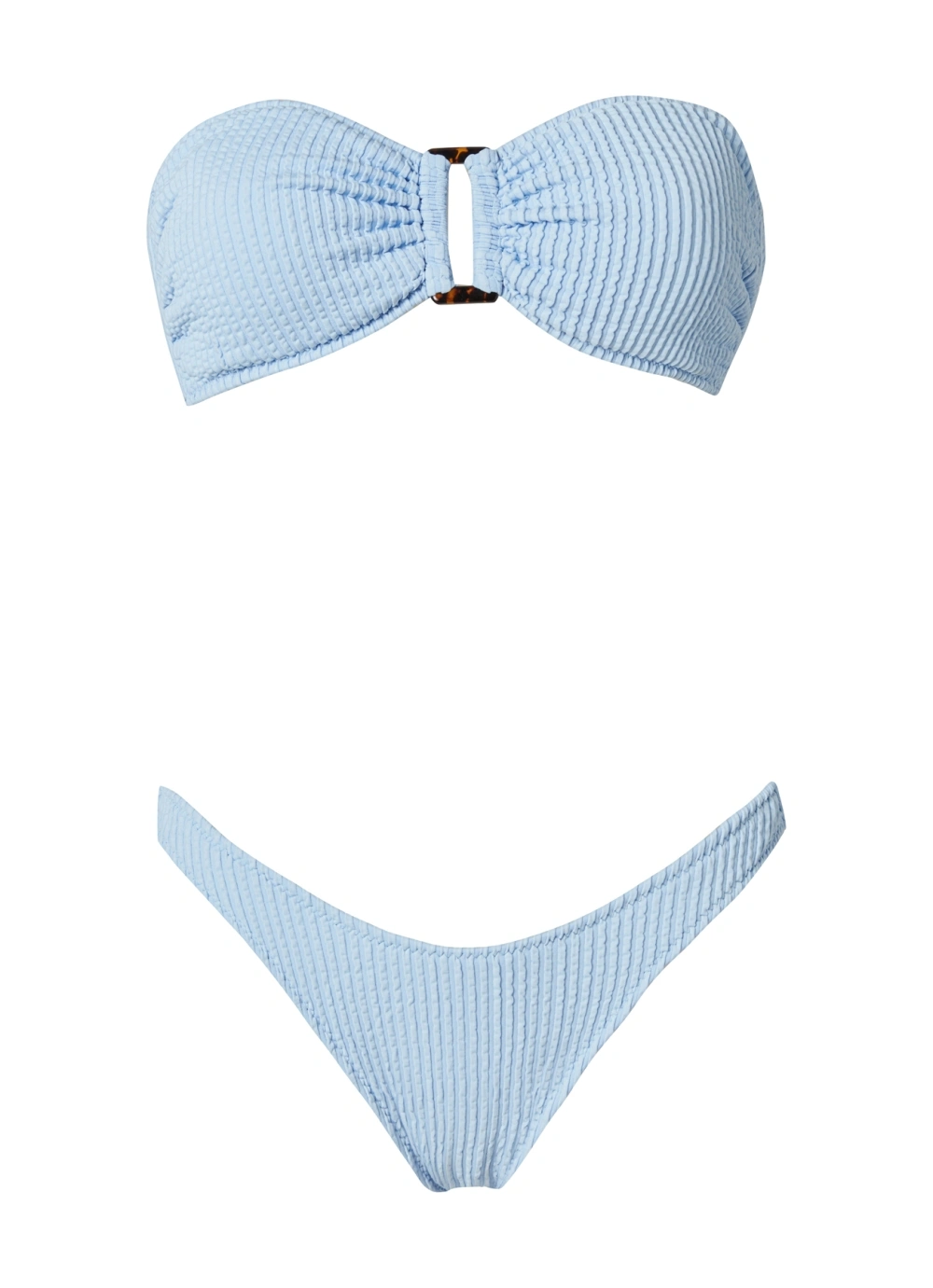 Stefania Frangista Μαγιό Set bikini Melita Curly SF2531CT/SF2531CB Ciel