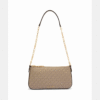 MICHAEL KORS τσάντα ώμου logo με αλυσίδα empire 32T5G8EW6V birch