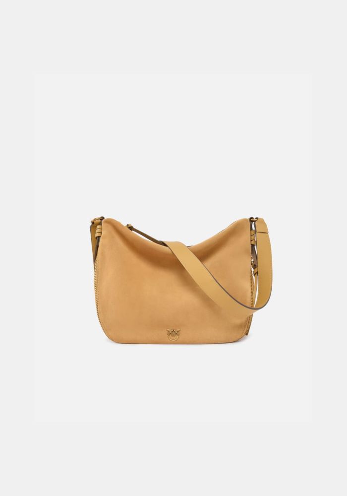 PINKO Τσάντα suede hobo zip around 105113A2JH C84Q