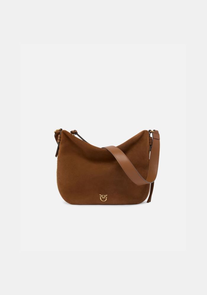 PINKO Τσάντα suede hobo zip around 105113A2JH L17Q