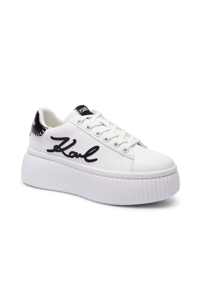 KARL LAGERFELD Sneakers Kreeper Signia stitch KL42372C-011White