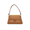 KARL LAGERFELD Τσάντα ώμου suede ikon A3W30064 1XV Caramel