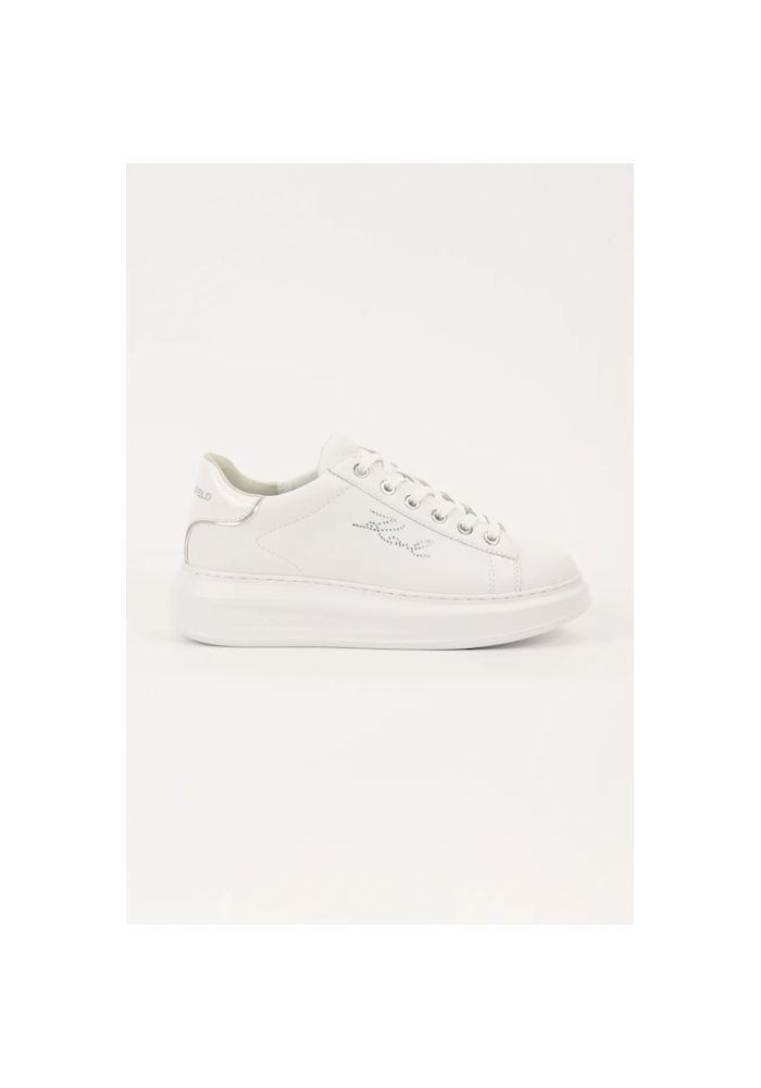 KARL LAGERFELD Sneakers Kapri rhinestone Karl Trim KL62518-01S White/Silver