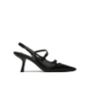 KARL LAGERFELD γόβα slingback KARMEL KL33623 000 Black Lthr