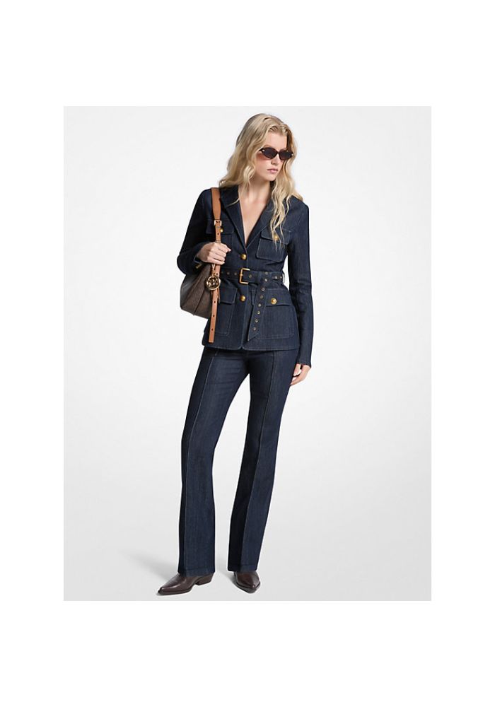 Michael Kors Σακάκι τζιν με ζώνη MF510CZM24 976