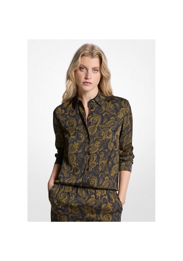 MICHAEL KORS σατέν πουκάμισο πιτζάμα με στάμπα MF540V6JU4 345