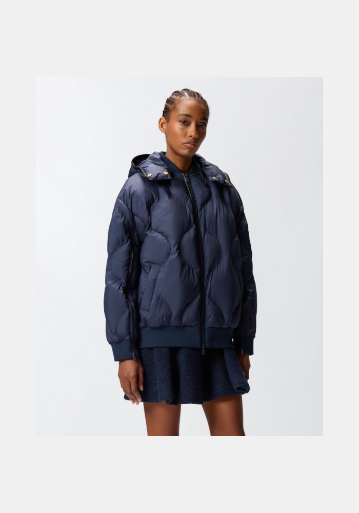 PINKO Μπουφάν bomber με γέμισμα και κουκούλα 105336A2OKG82