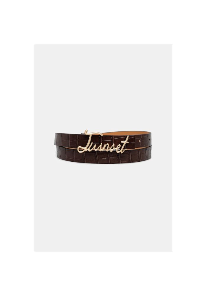 Twinset Γυναικεία ζώνη με αγκράφα λογότυπου CINTURA 252TA452A 11055