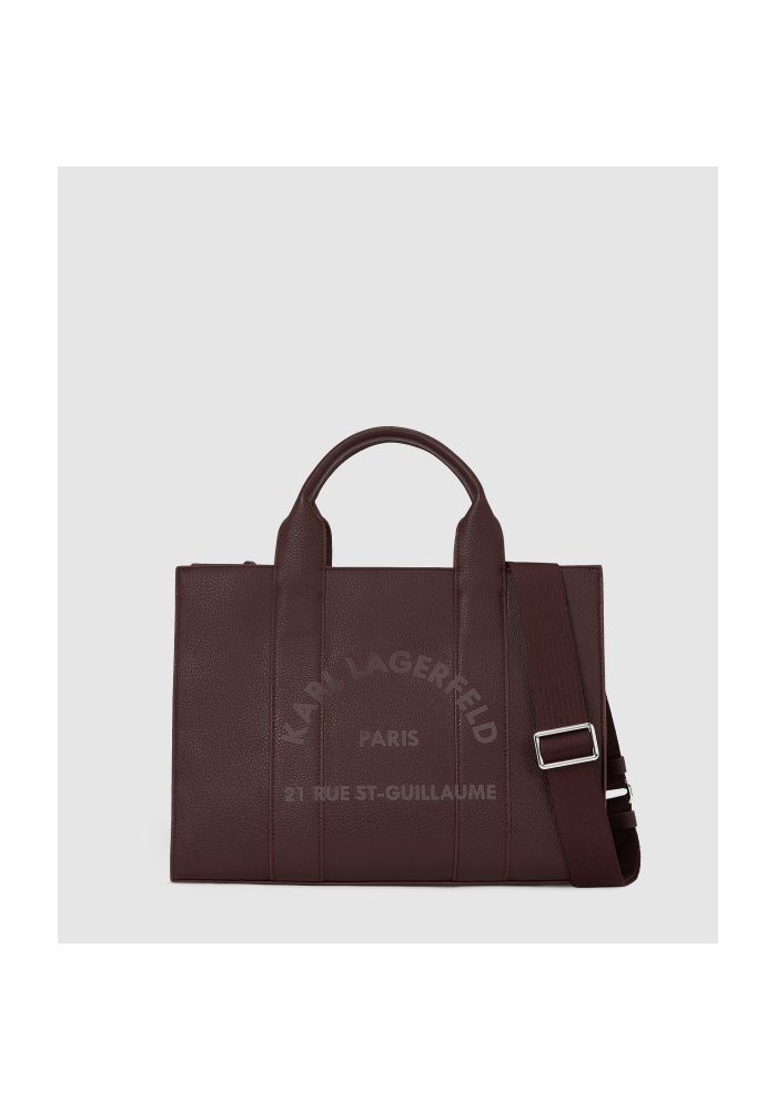 KARL LAGERFELD Τσάντα μεσαία Pebble square tote χεριού/χιαστί A4W30264451