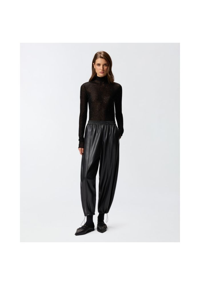 PINKO Παντελόνι balloon από δερματίνη 105420A2Q1Z99