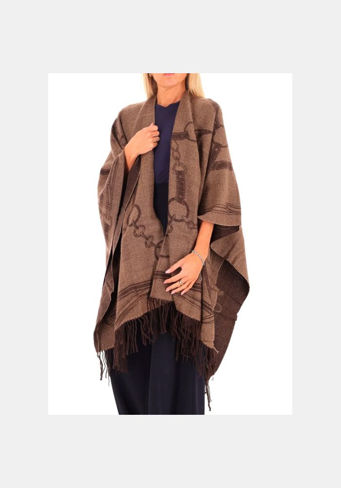 Lauren ralphlauren Κάπα με σχέδια και προσθήκη μαλλιού 454P04529003