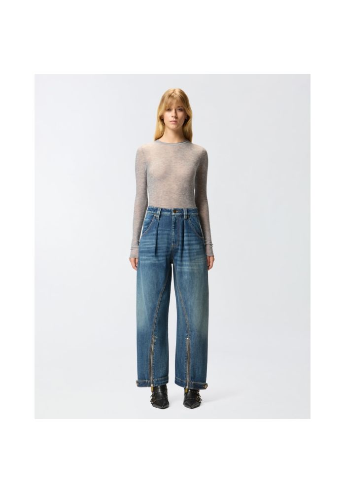 PINKO Τζιν balloon με φερμουάρ 105680A2TXPJZ