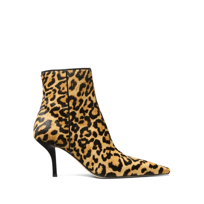 MICHAEL KORS δερμάτινα μποτάκια με μοτίβο leopar 40F5SLMESH706