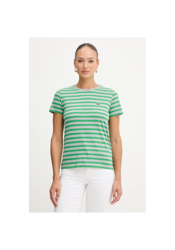 KARL LAGERFELD T-Shirt ριγέ IKON B1W170372LJ