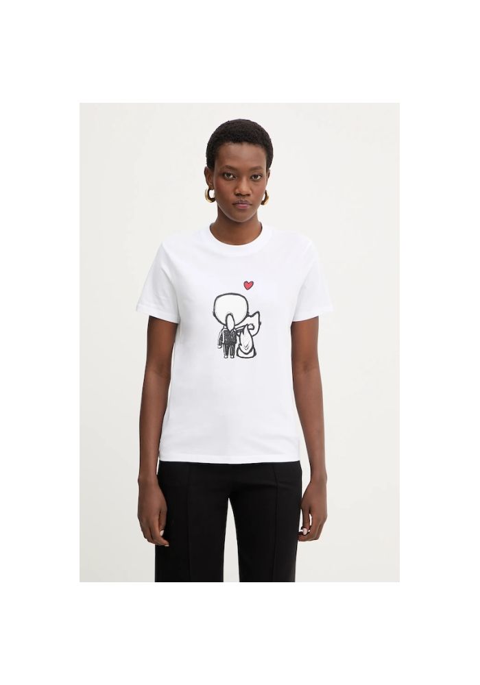 KARL LAGERFELD T-Shirt με στάμπα IKON VALENTINE B1W17038100