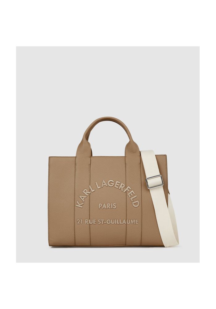 KARL LAGERFELD Τσάντα μεσαία Pebble square tote χεριού/χιαστί B1W30041 1LG