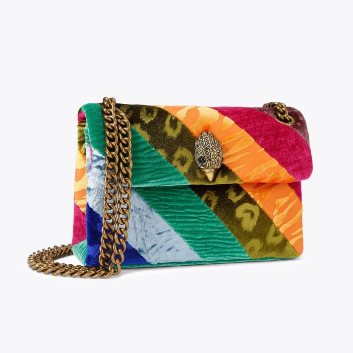 Kurt Geiger London Kensington τσάντα velvet 2052169789