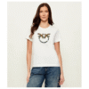 PINKO Μπλουζάκι T-shirt Quentin με κέντημα love birds 100535A33FZ05