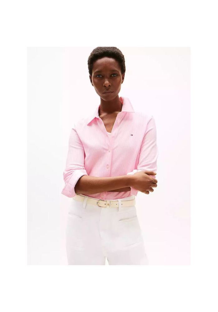 Tommy Hilfiger Πουκάμισο Slim Πικέ WW0WW43528 0D7