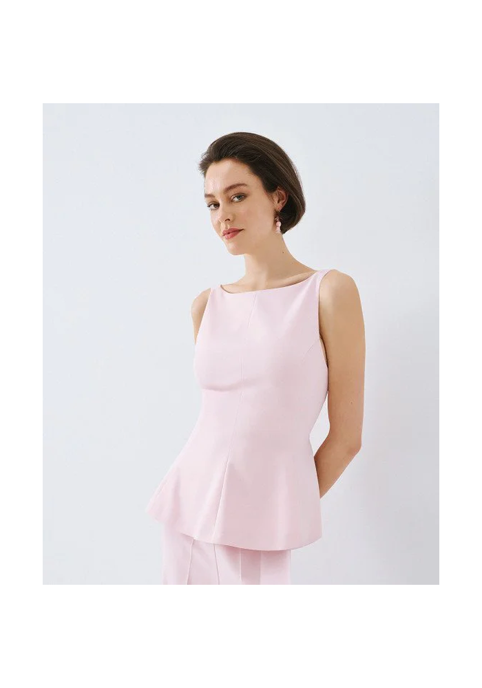 Access Fashion SPELL Τοπ peplum με δέσιμο πίσω 63-2108-135