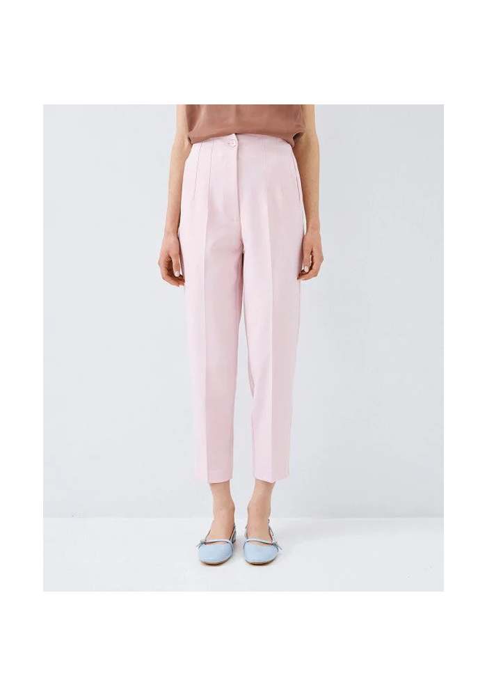 Access Fashion Παντελόνι ψηλόμεσο με πιέτες 63-5132-135