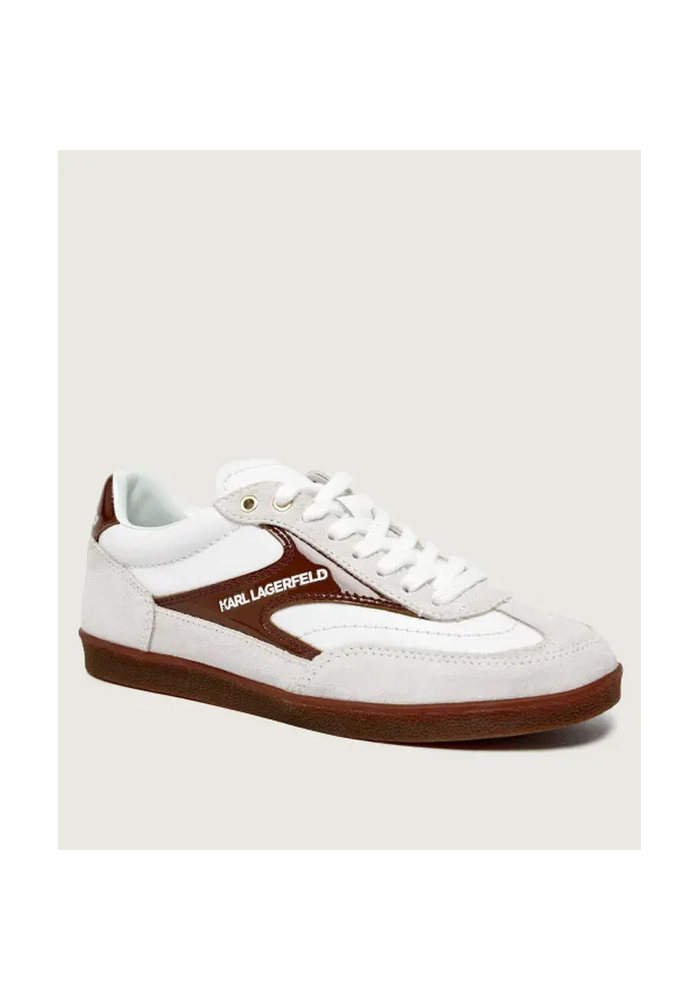 KARL LAGERFELD Sneakers KANDIDATE KL63855 314 White/Brown
