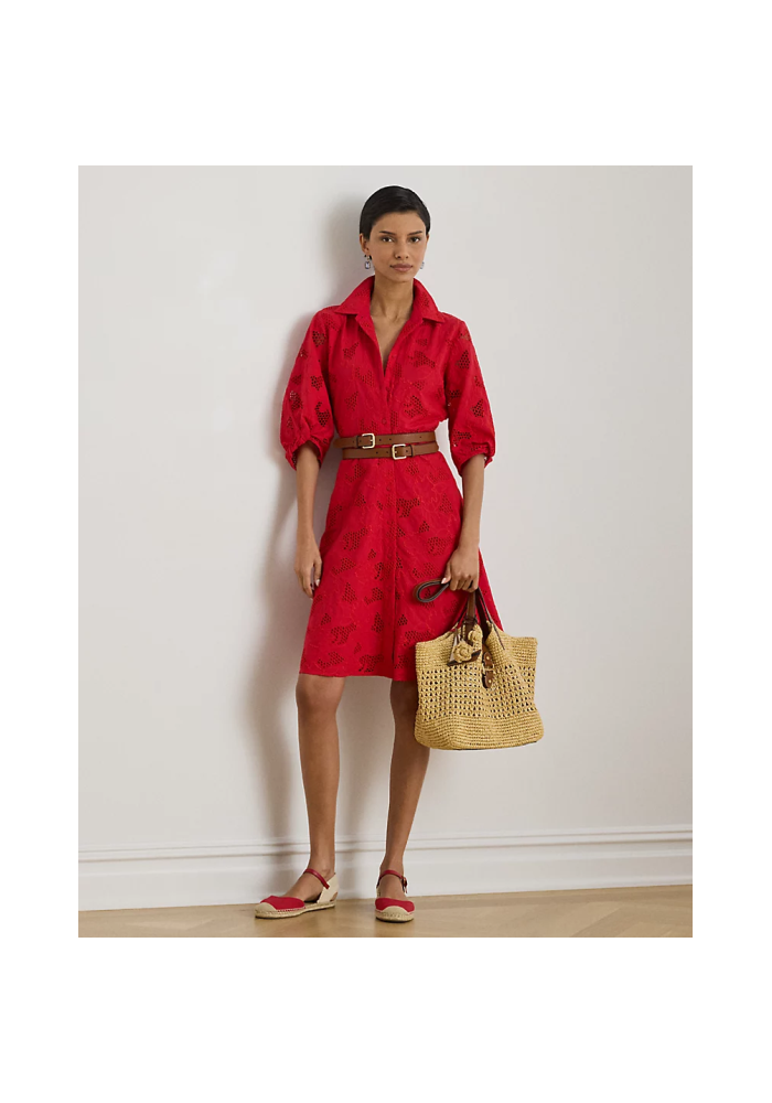 Lauren RalphLauren Φόρεμα πουκάμισο με φουσκωτά μανίκια 200P13593001