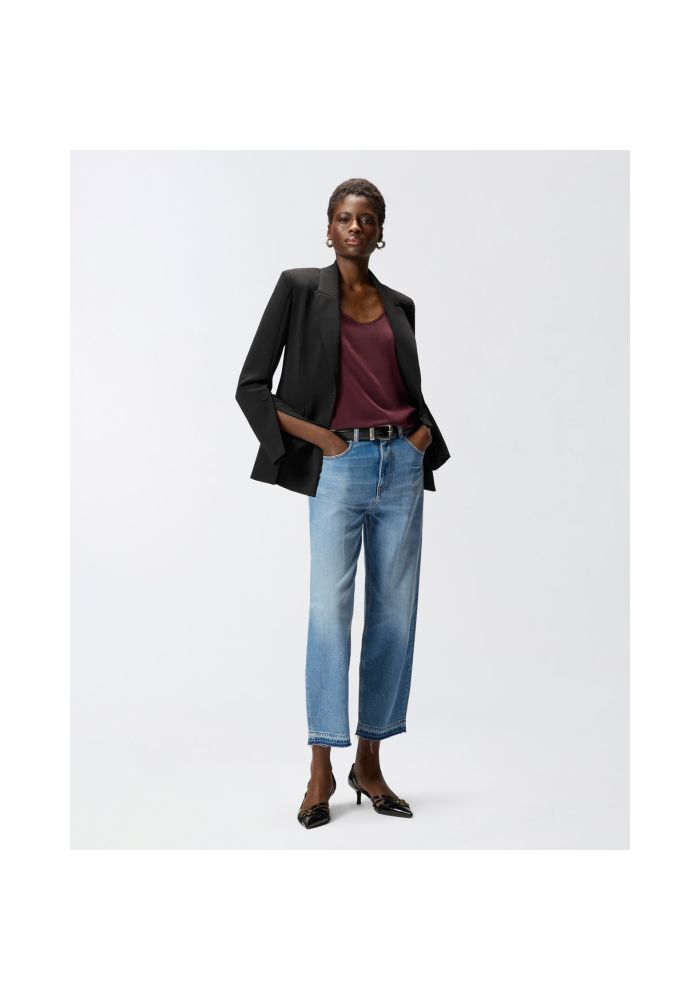 PINKO παντελόνι Τζιν  σε γραμμή balloon Estelle 103857A341PJF