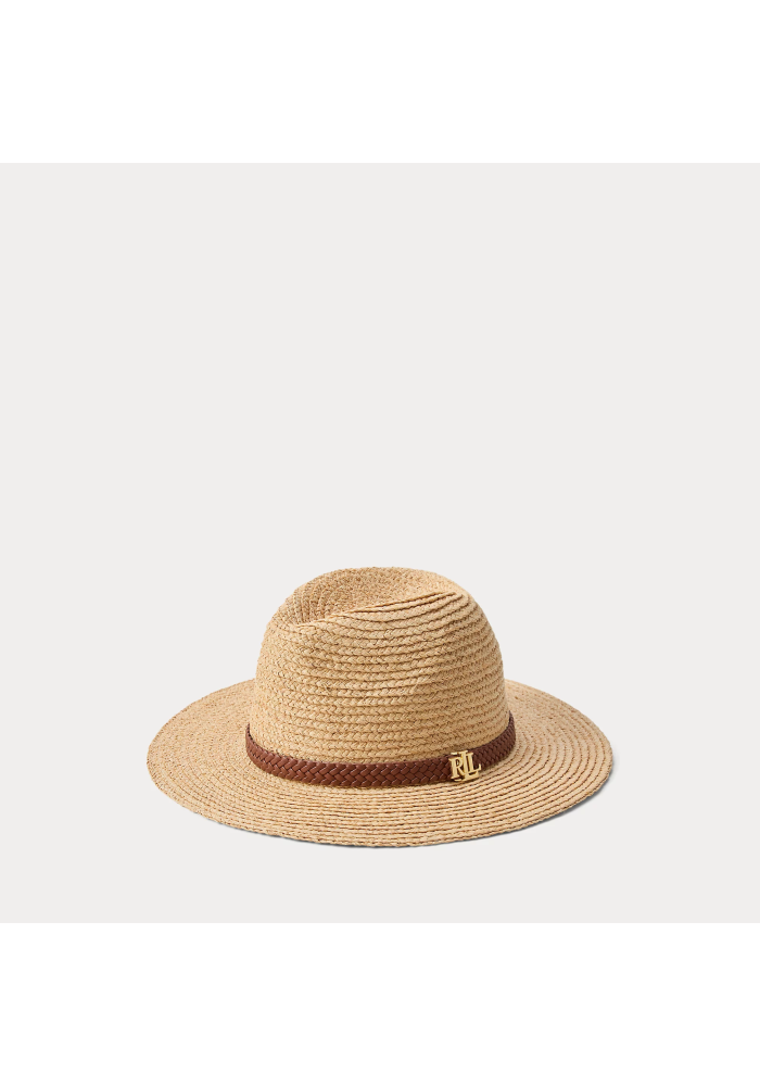 Lauren RalphLauren Ράφια Fedora με επένδυση από τεχνητό δέρμα 454P14391001