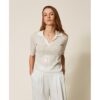 TWINSET Μπλούζα πόλο με πούλιες 261TP3300 13162
